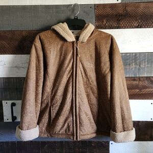 Cowgirl Hardware USA Tan Paisley Western Sherpa Winter Coat Size XL